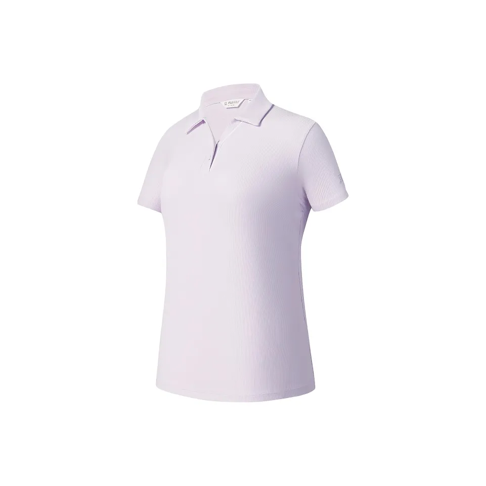FILA GOLF серия Короткий рукав POLO Женская халат Cloud фиолетовый