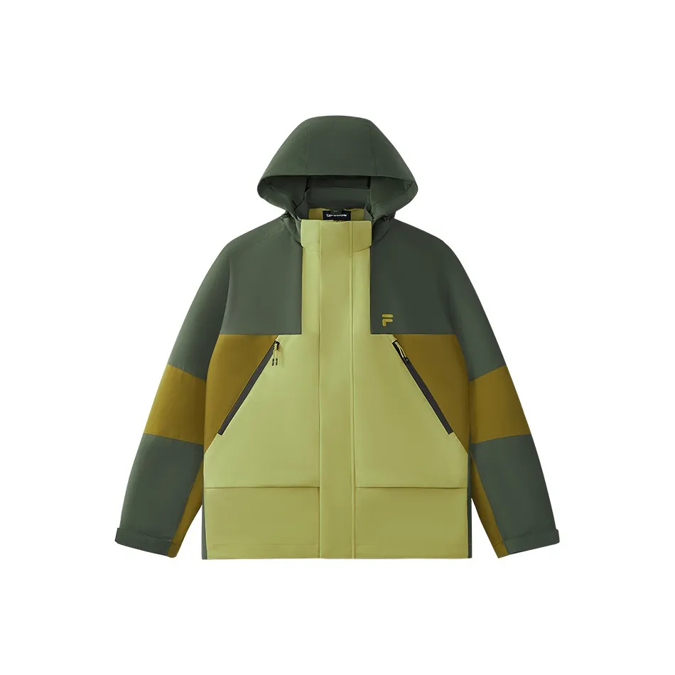 FILA FUSION Темный Deep Зеленый DG Унисекс Пуховые куртки