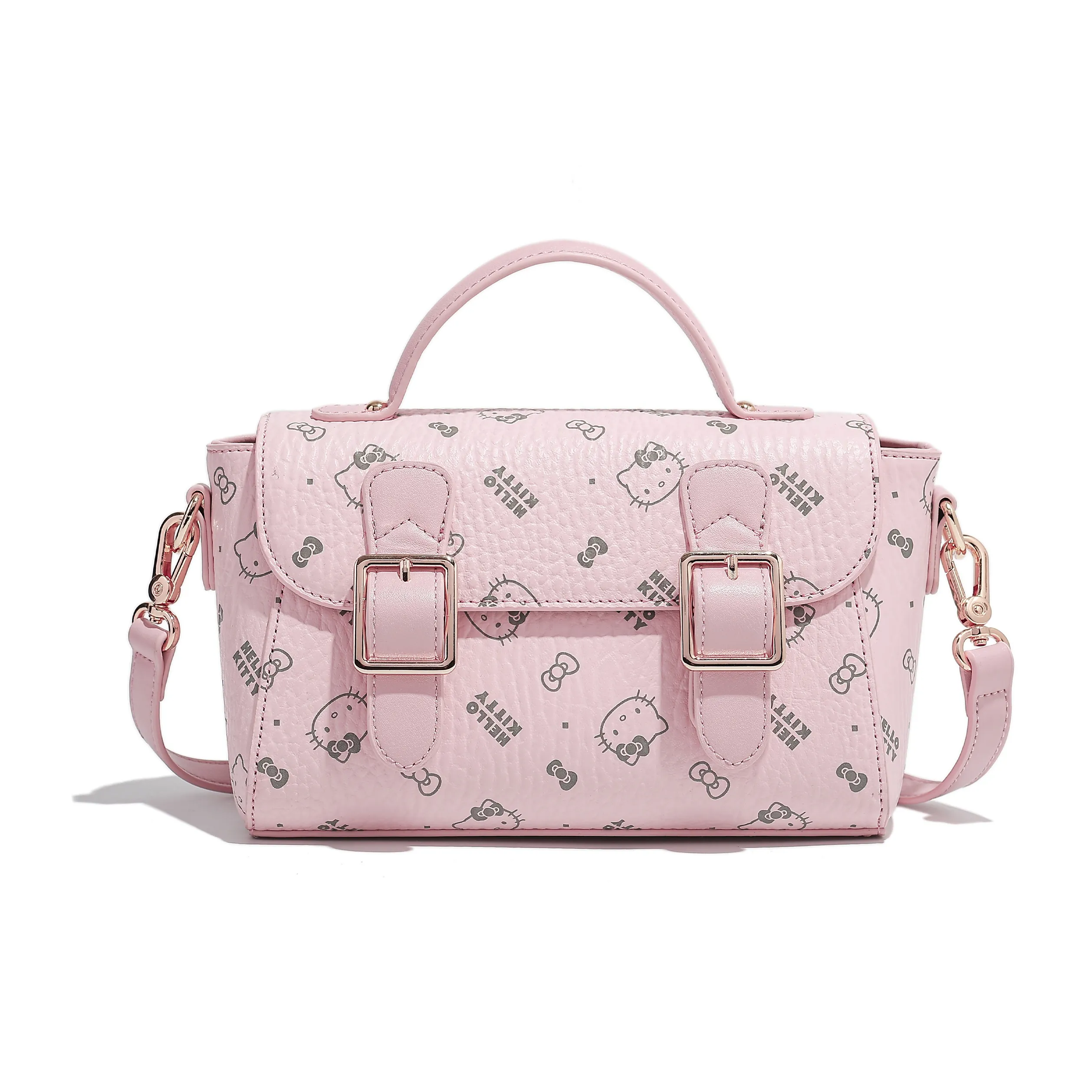 Sanrio Hello Kitty PU (полиуретан) Сумка через плечо Сумка Женская Розовый Коричневый Черный