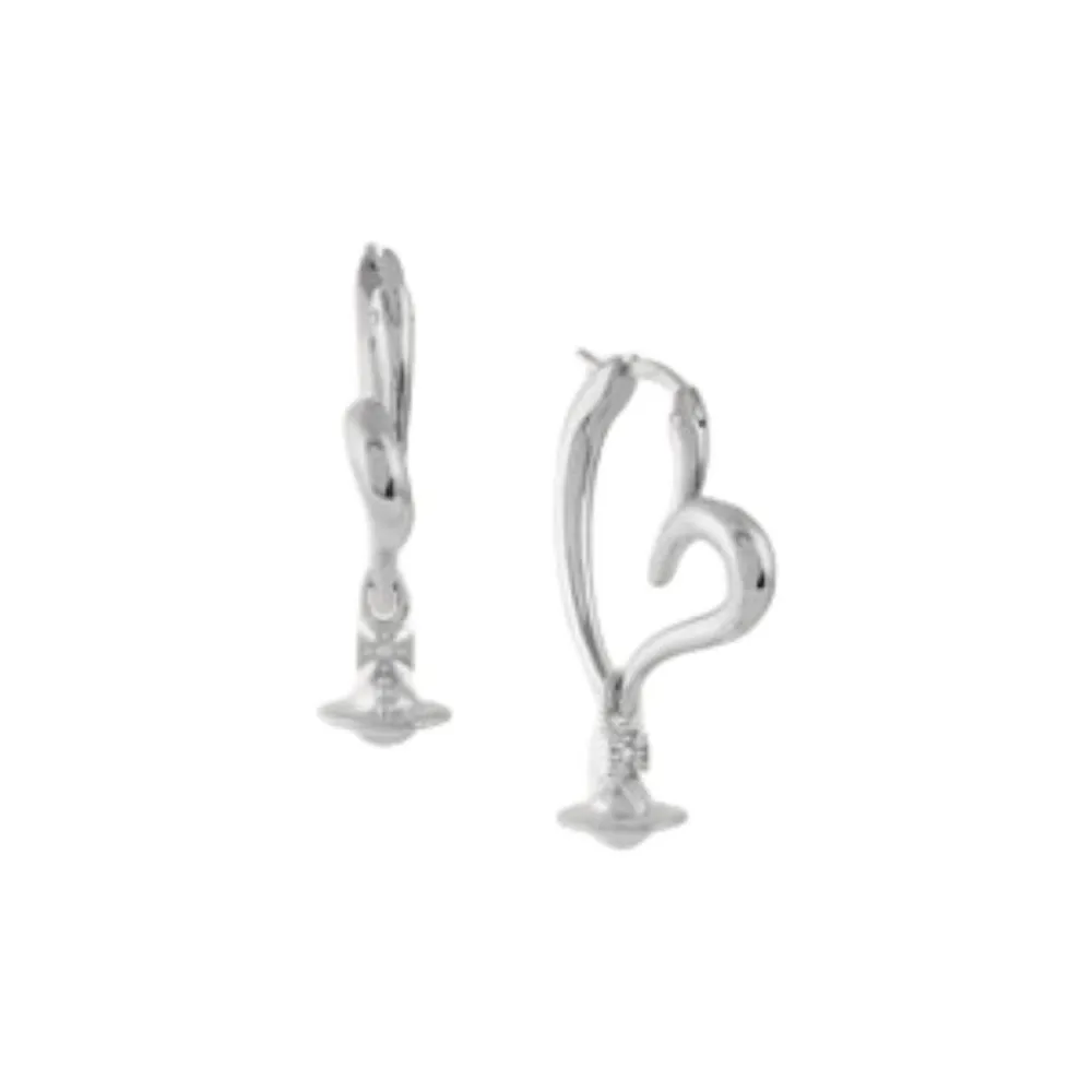 Вивьен Вествуд Brass Earrings Женские Серебро