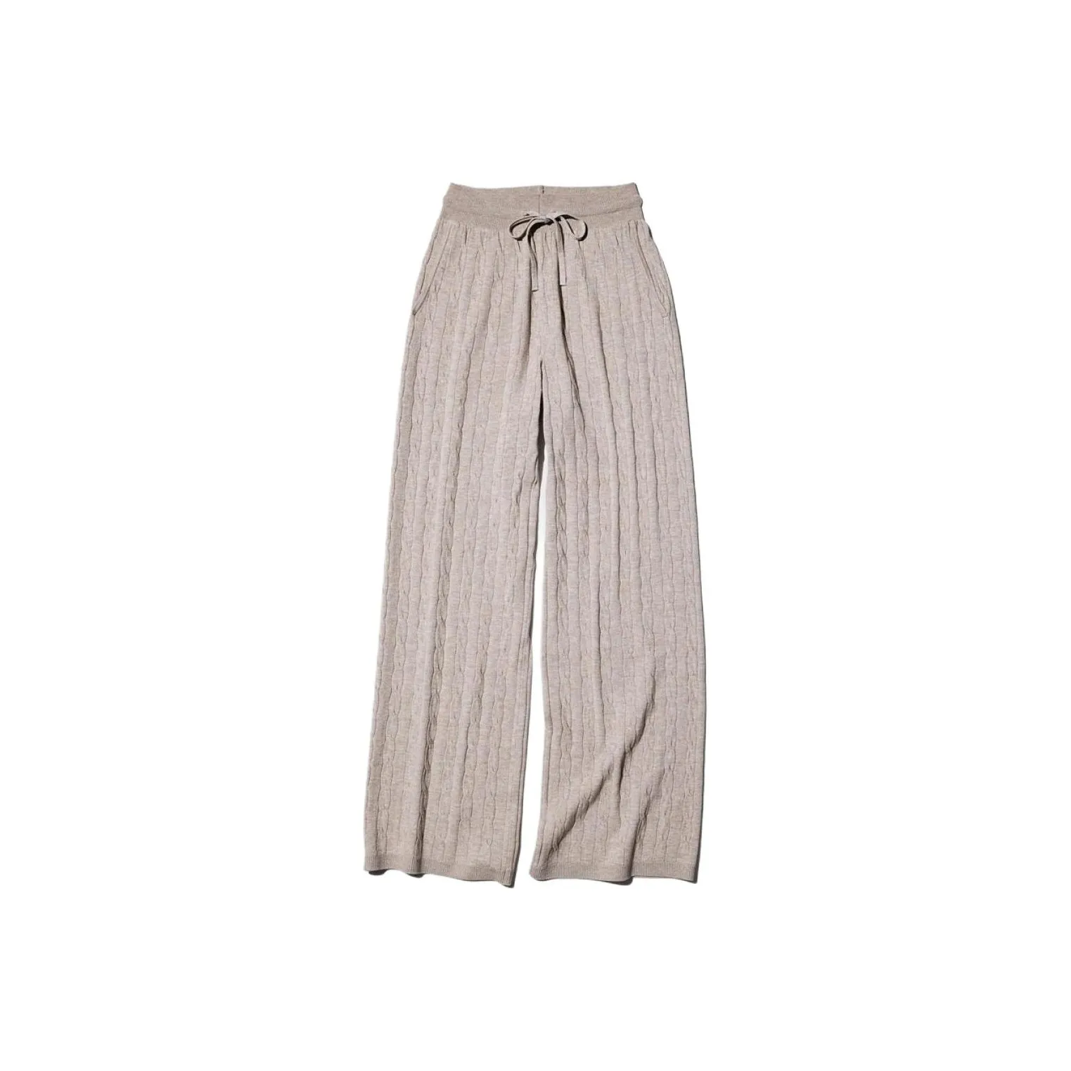 UNIQLO Khaki Женские Повседневные Брюки