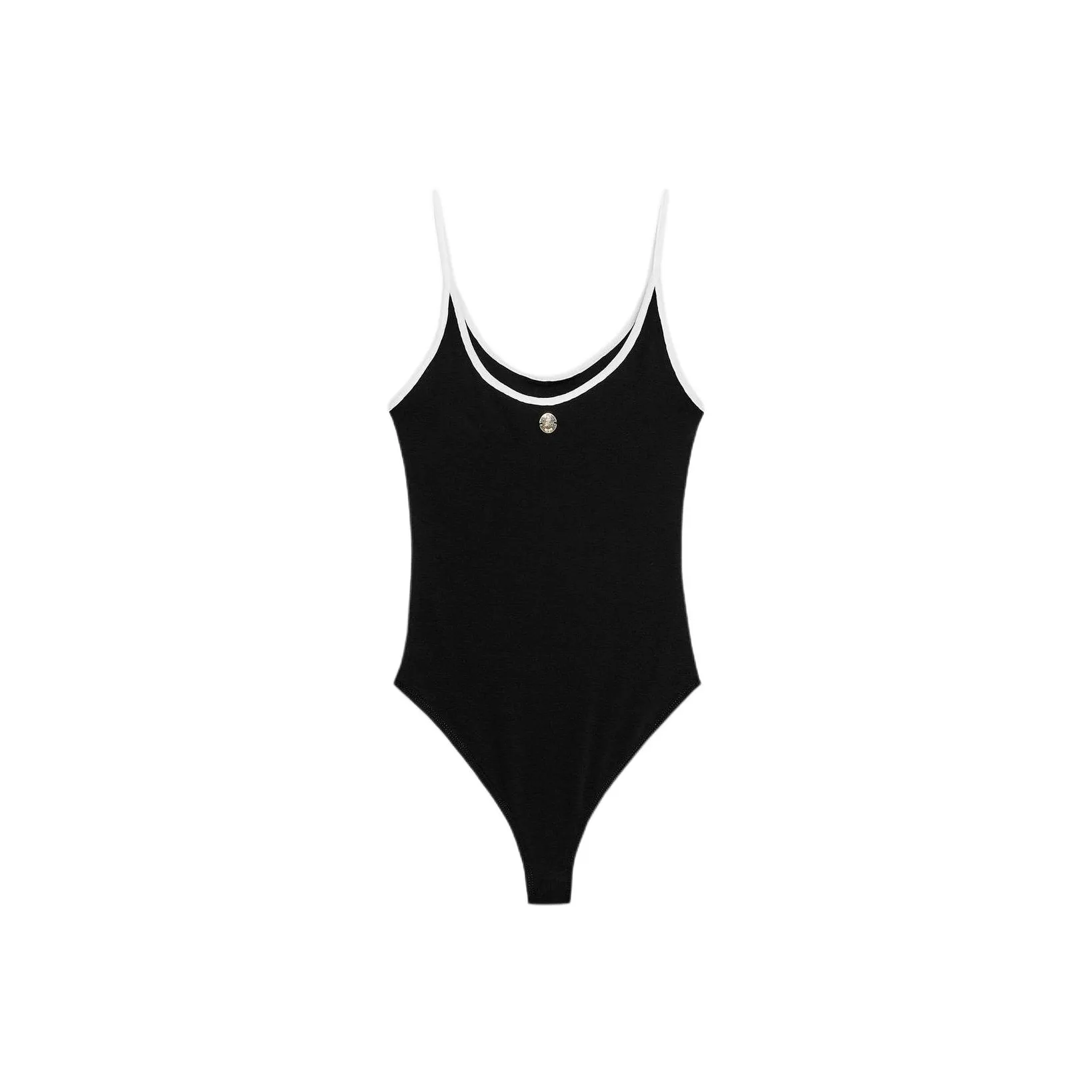 ZARA Черное женское боди