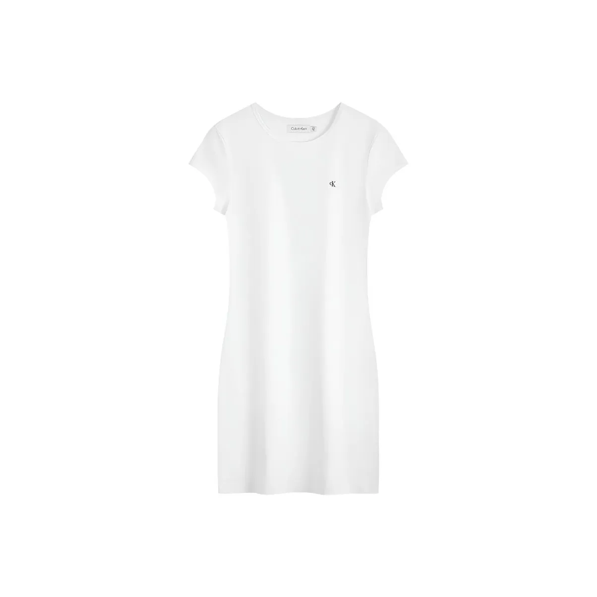 CALVIN KLEIN Short-Sleeved Dresses Women's Moon White