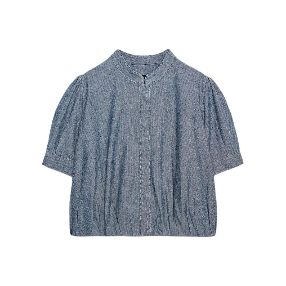 ZARA ZW Series Синие Женские Рубашки