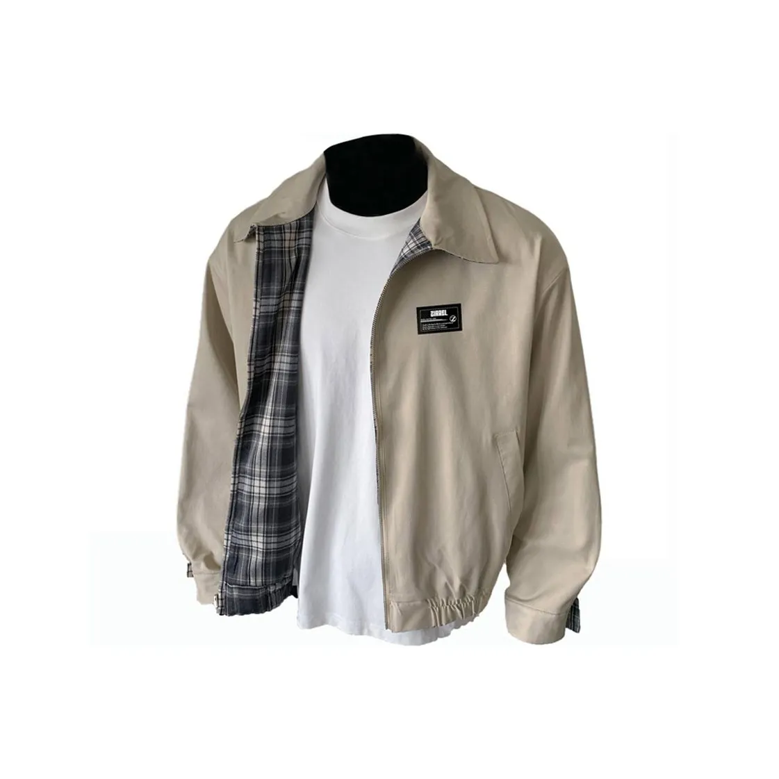 ZIAREL Хаки [Съемный логотип] Унисекс Куртки