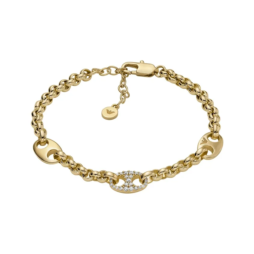 EMPORIO ARMANI Браслеты из латани Женские Золото