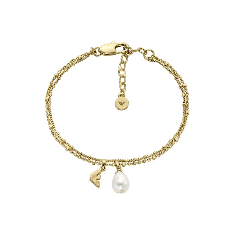 EMPORIO ARMANI Браслеты из латани Женские Золотые