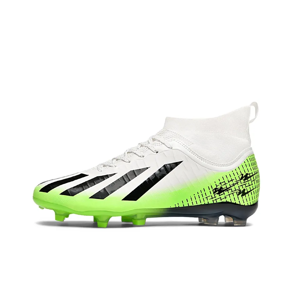 Binary Футбольные бутсы Высокие Топ Неоновый Зеленый Унисекс