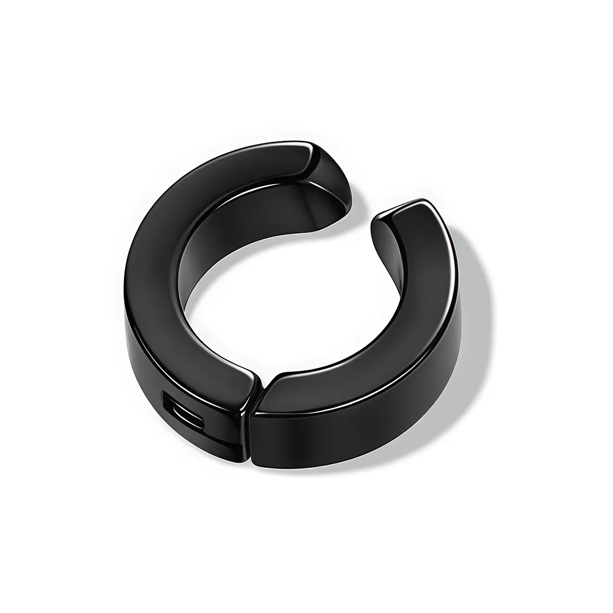 LNIEER Титановая сталь Нижняя заколка Серьги On Мужские