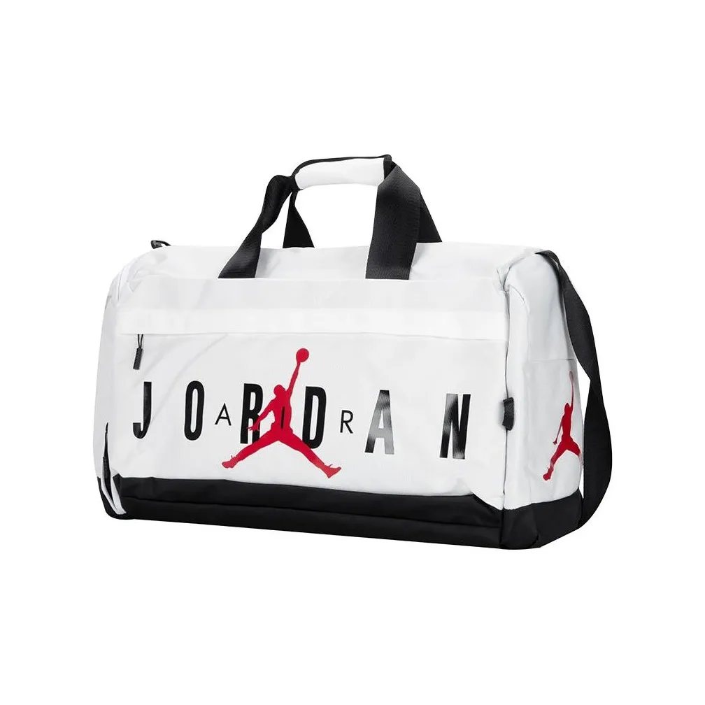 Jordan Polyester Travel Bag Gym Bag Large Unisex White