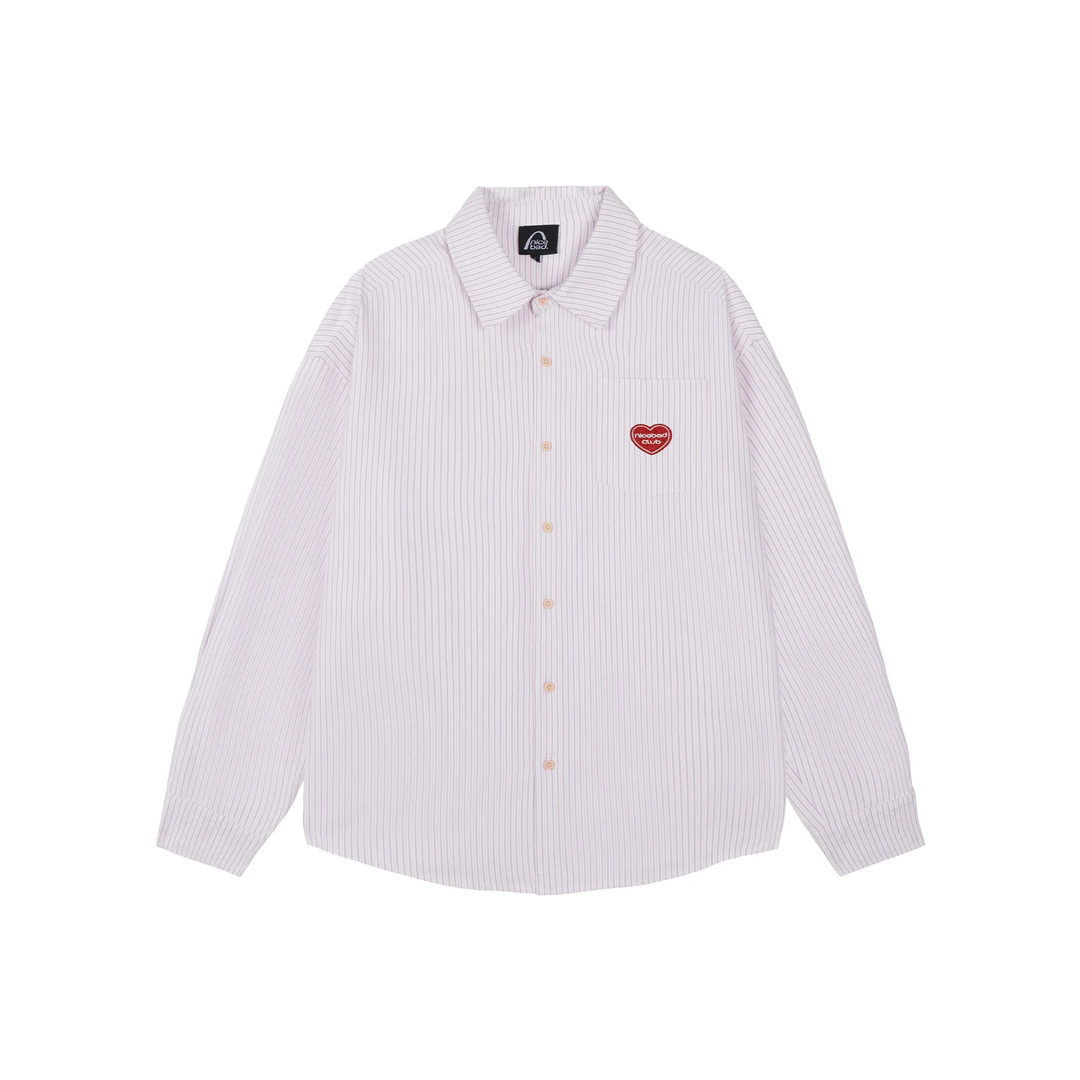 NICEBAD Американский Отложной воротник Свободный крой Длинный рукав Рубашка Женская