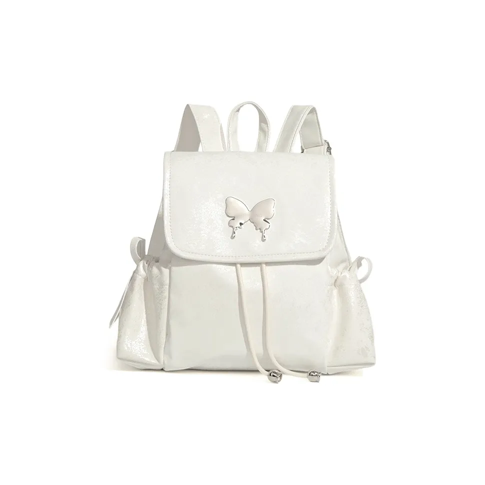 Jade En Plus ПУ (полиуретан) Рюкзак Стандартный Женский Радужный Белый