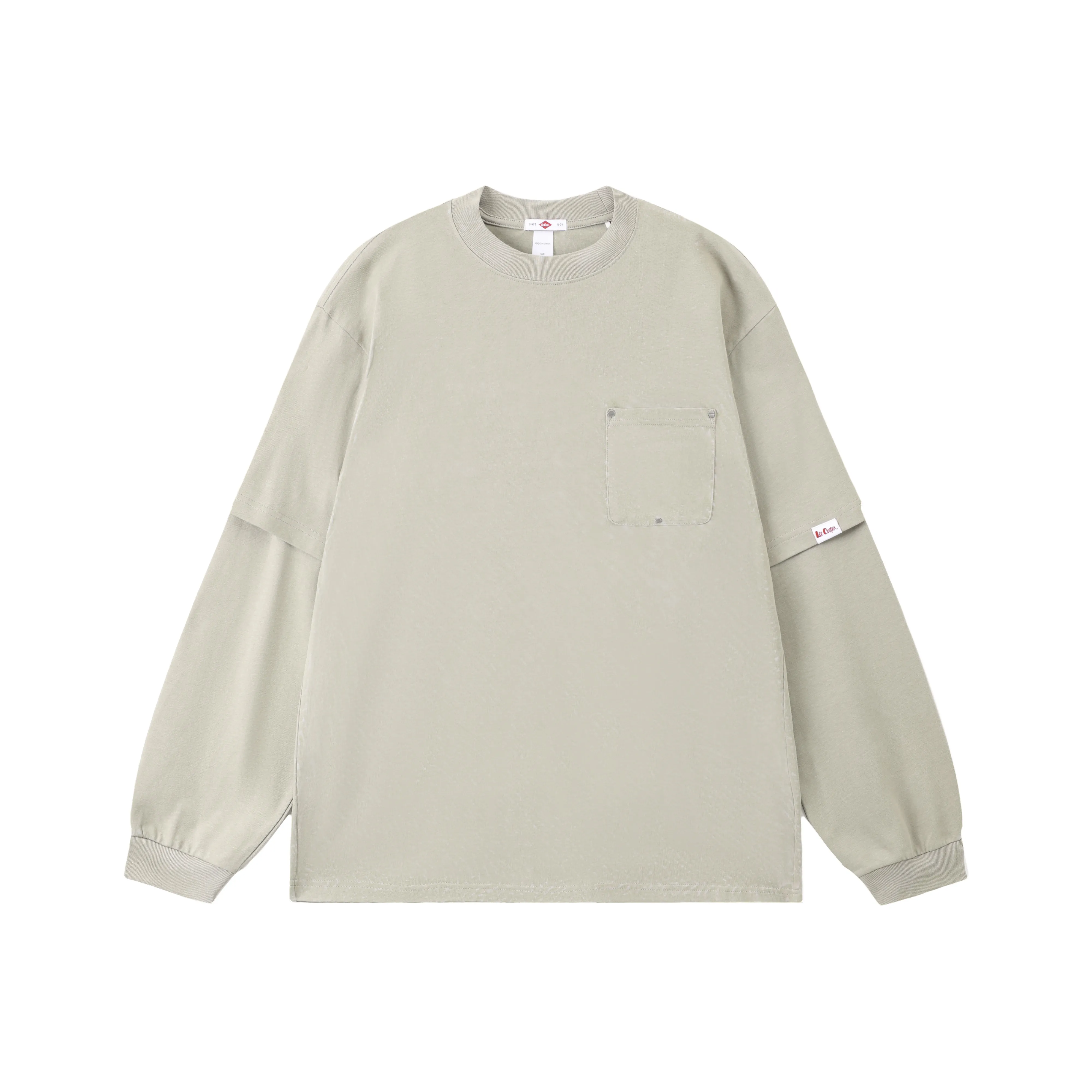 Lee Cooper Модная Осенняя и Зимняя Длинный Рукав Карман Длинный Рубашка Мужская