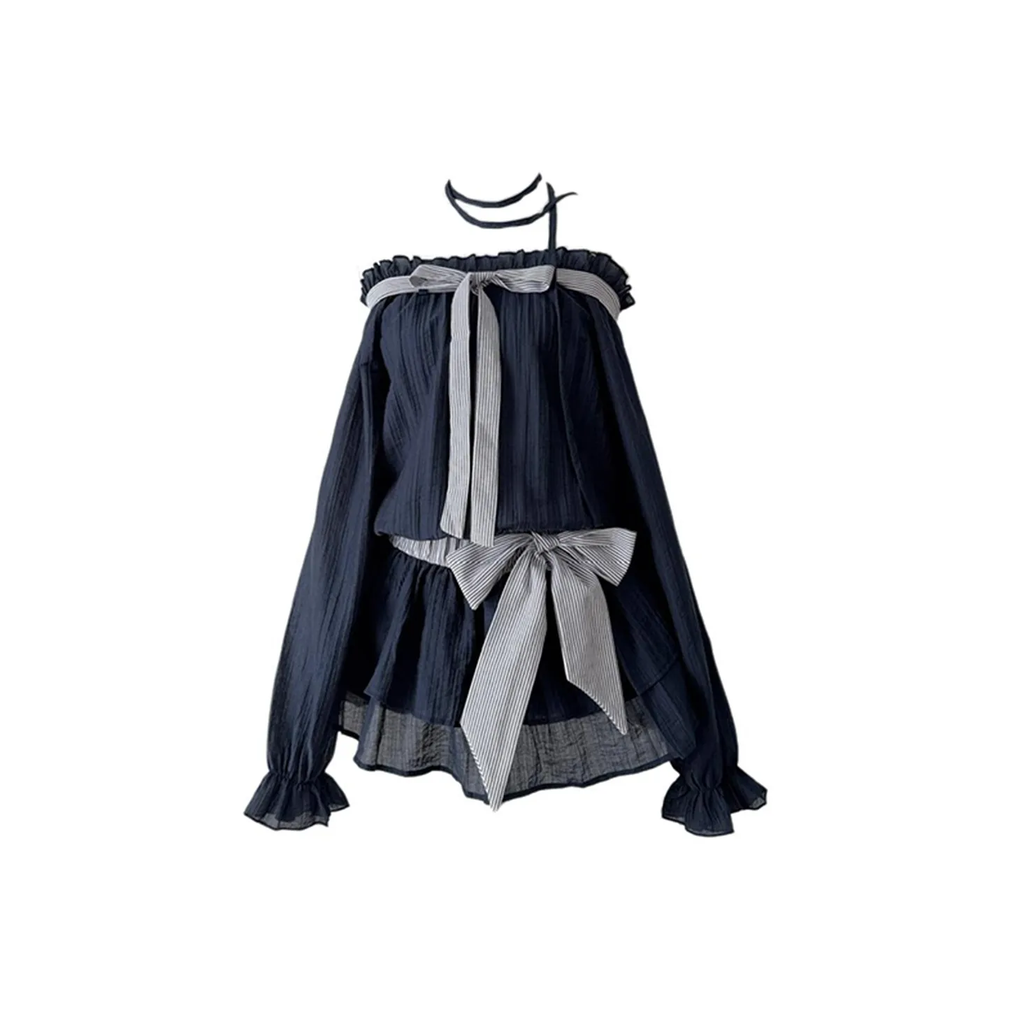 COVER TIME Длинное платье с длинными рукавами женское