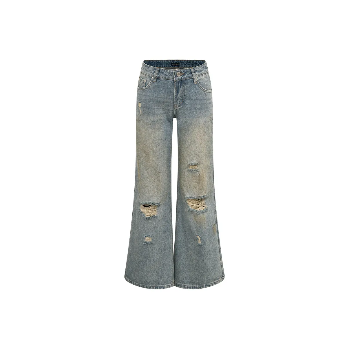 Ariseism Рваные джинсы Осенние Повседневные брюки Женские