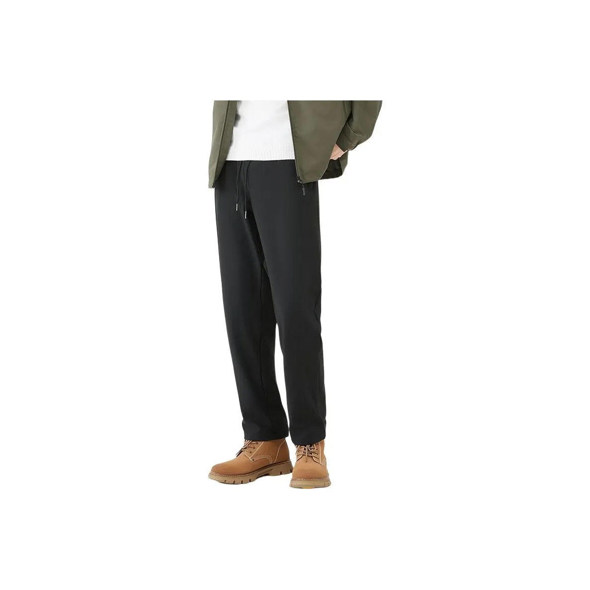 BUSINE; Черный шнур, мужской, повседневные штаны