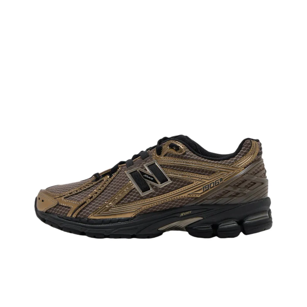 New Balance совместный бренд 1906 Аbrasion Resistant Низкий Топ Беговые кроссовки Унисекс Черный