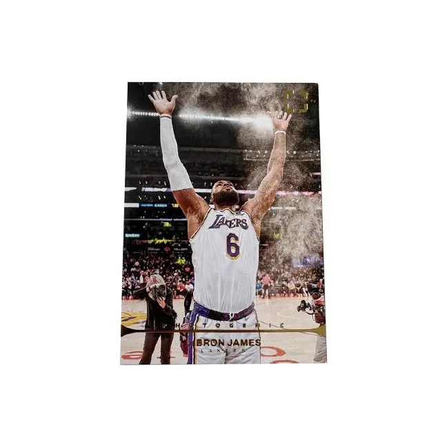 PANINI LeBron James 2021-22 Lakers On Court Barium Pink Signature Move Classic SHOT Спортивные Карты 1 Размер