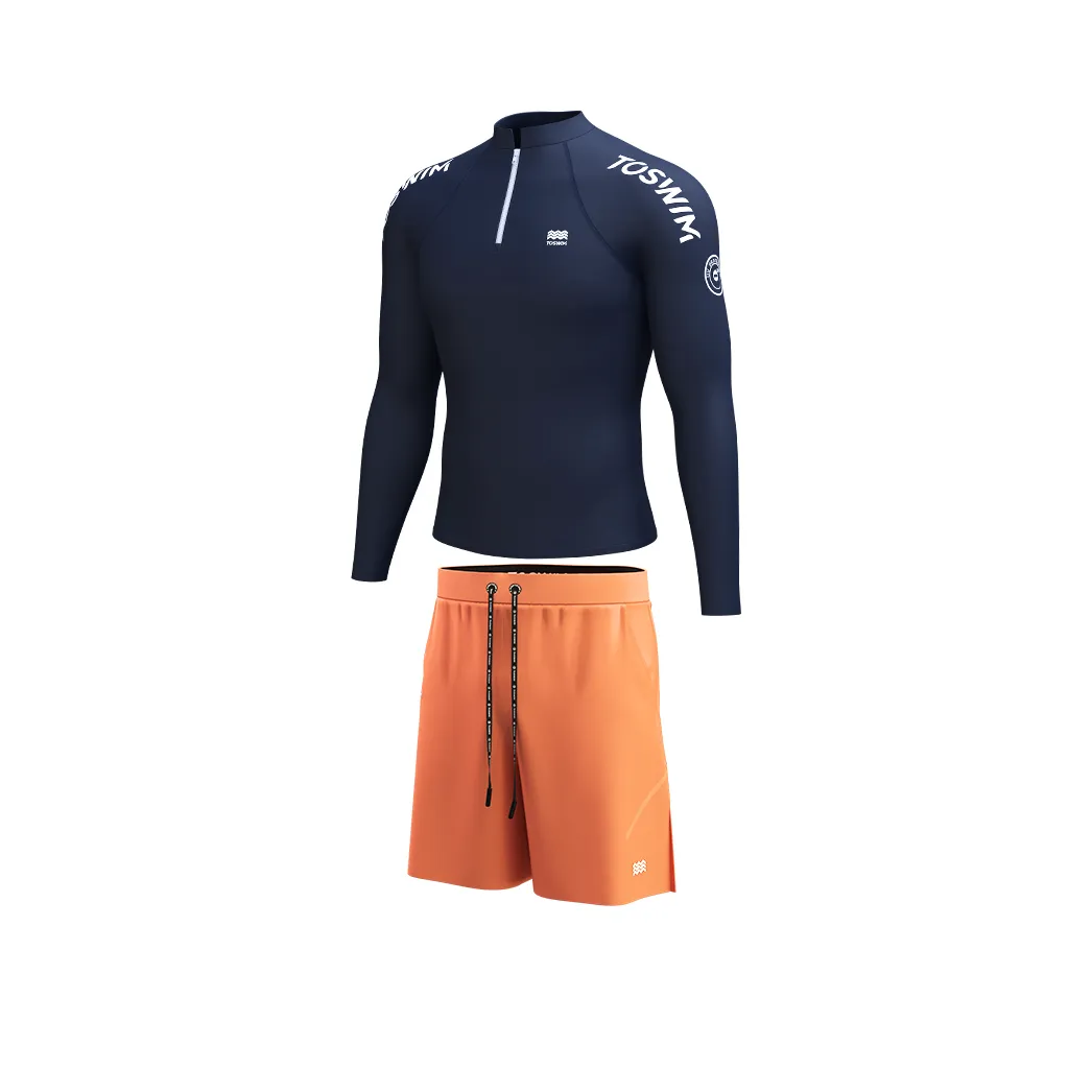 TOSWIM Купальник Мужской Темно-синий с Буквой