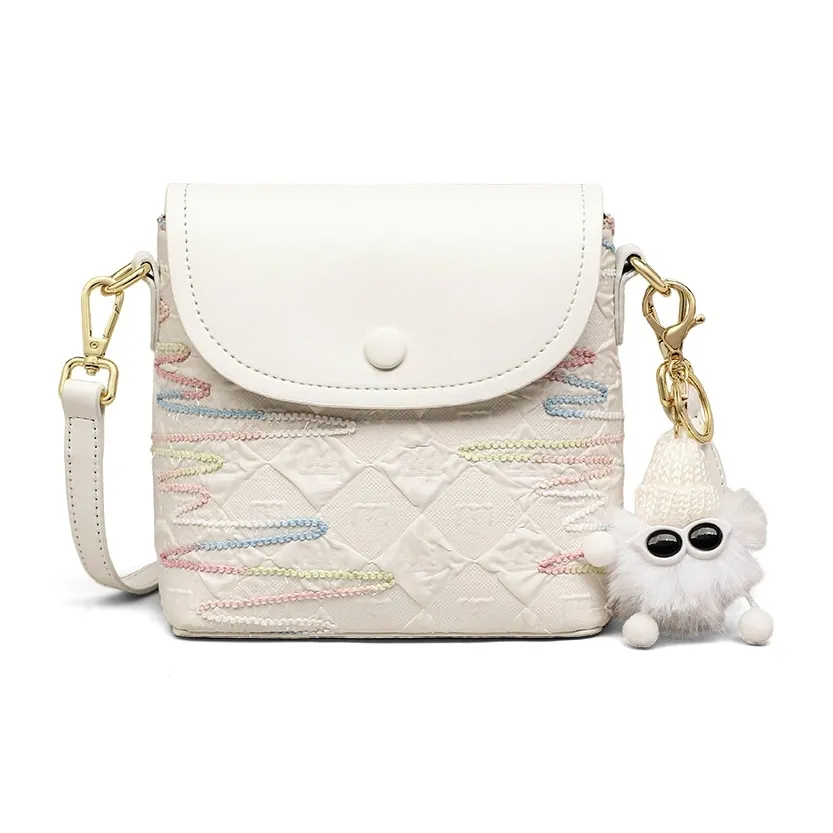 Crtnzo Kroez Сумка через плечо из синтетической кожи стандартная женская белая