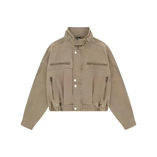 DANCANG Loose Fit Premium Feel Short Jacket Top Women's