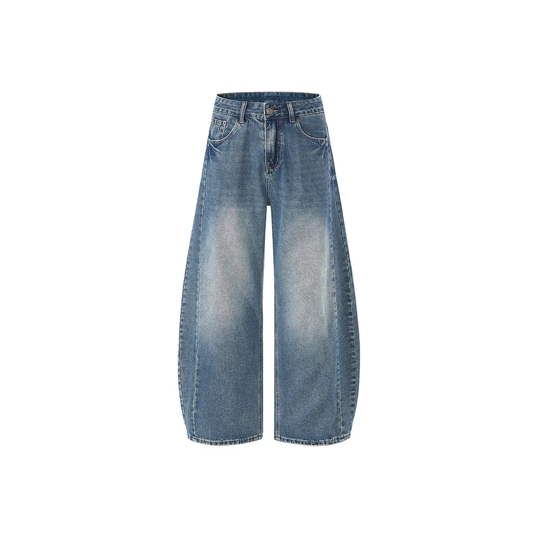 KRISTALIA Винтажные синие женские джинсы