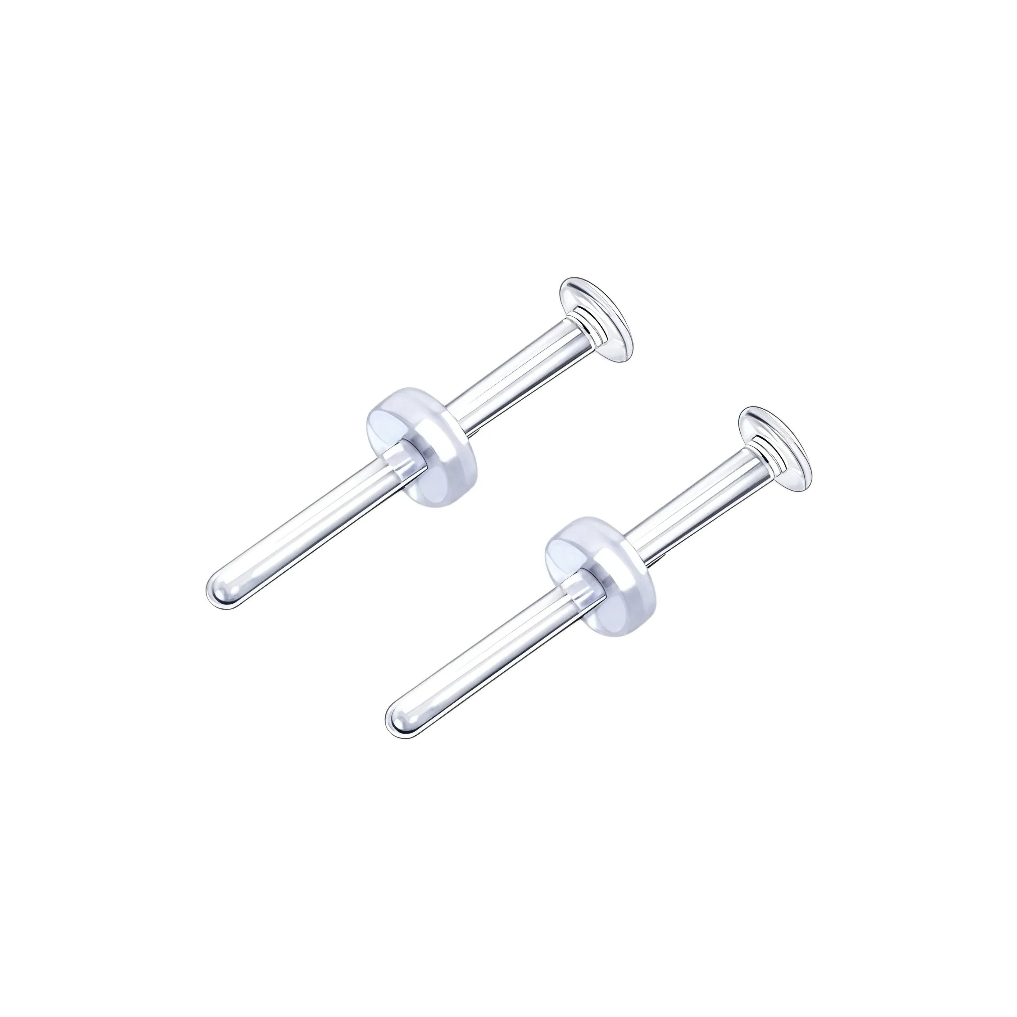 LNIEER Стекло Серьги-гвоздики Унисекс