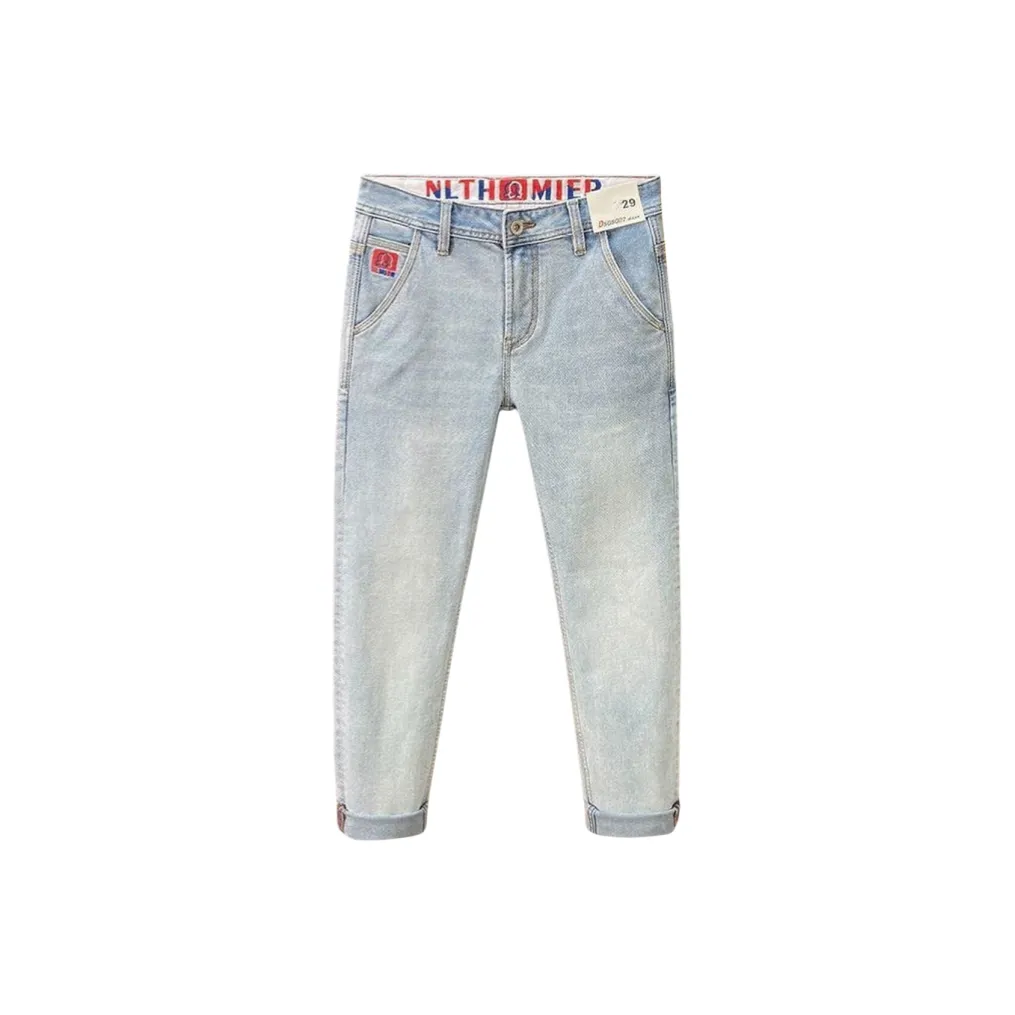 CAT'S PAW Синий Унисекс Джинсы