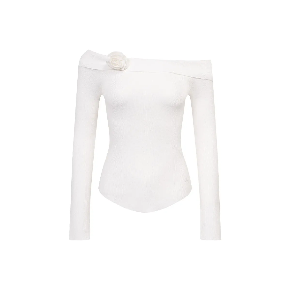 Ariseism Высококачественный Off-The-Плечо Свитер с Плечевой Вырезом Облегающий крой Топ Женские