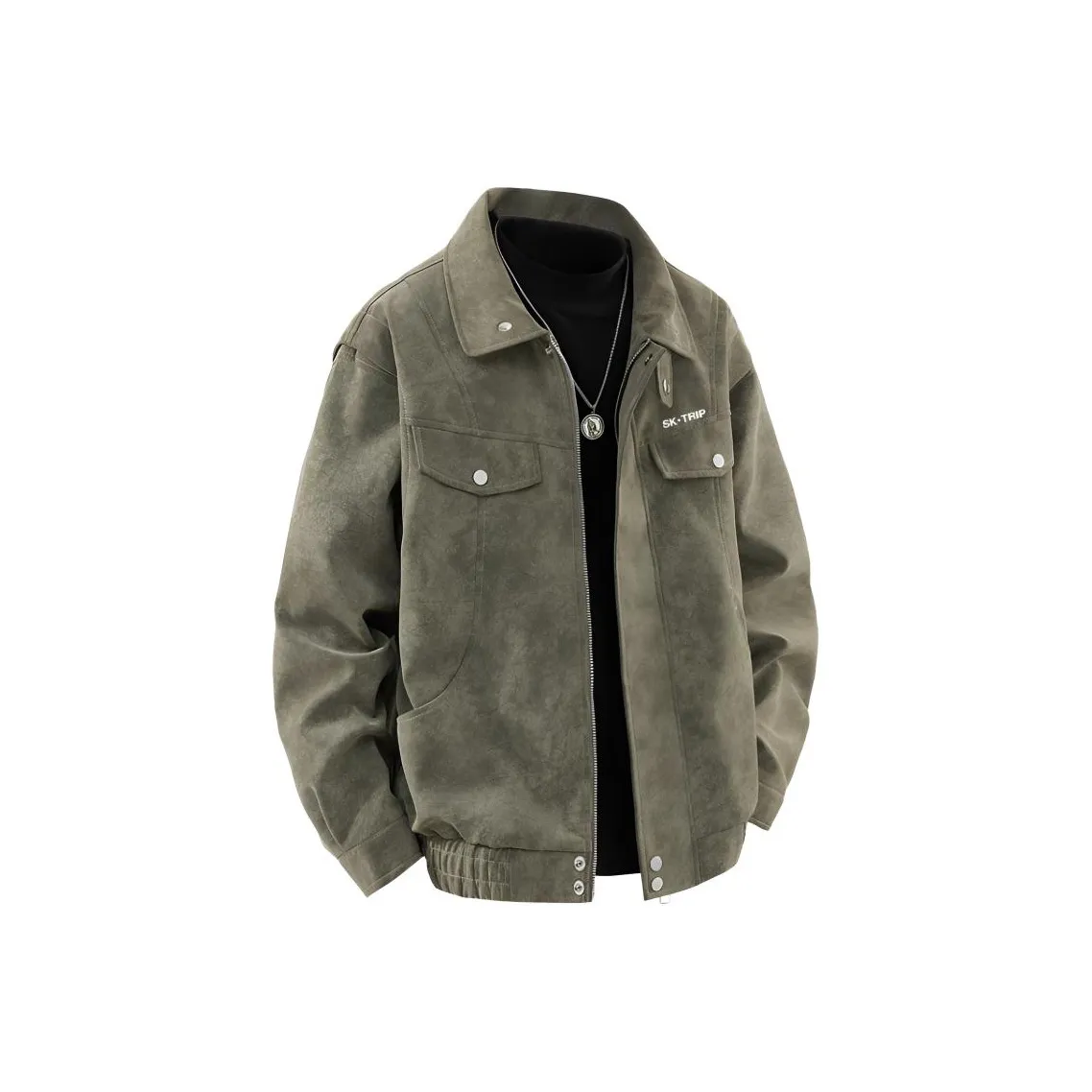 SK.TRIP Горохово-зеленый Мужские Куртки