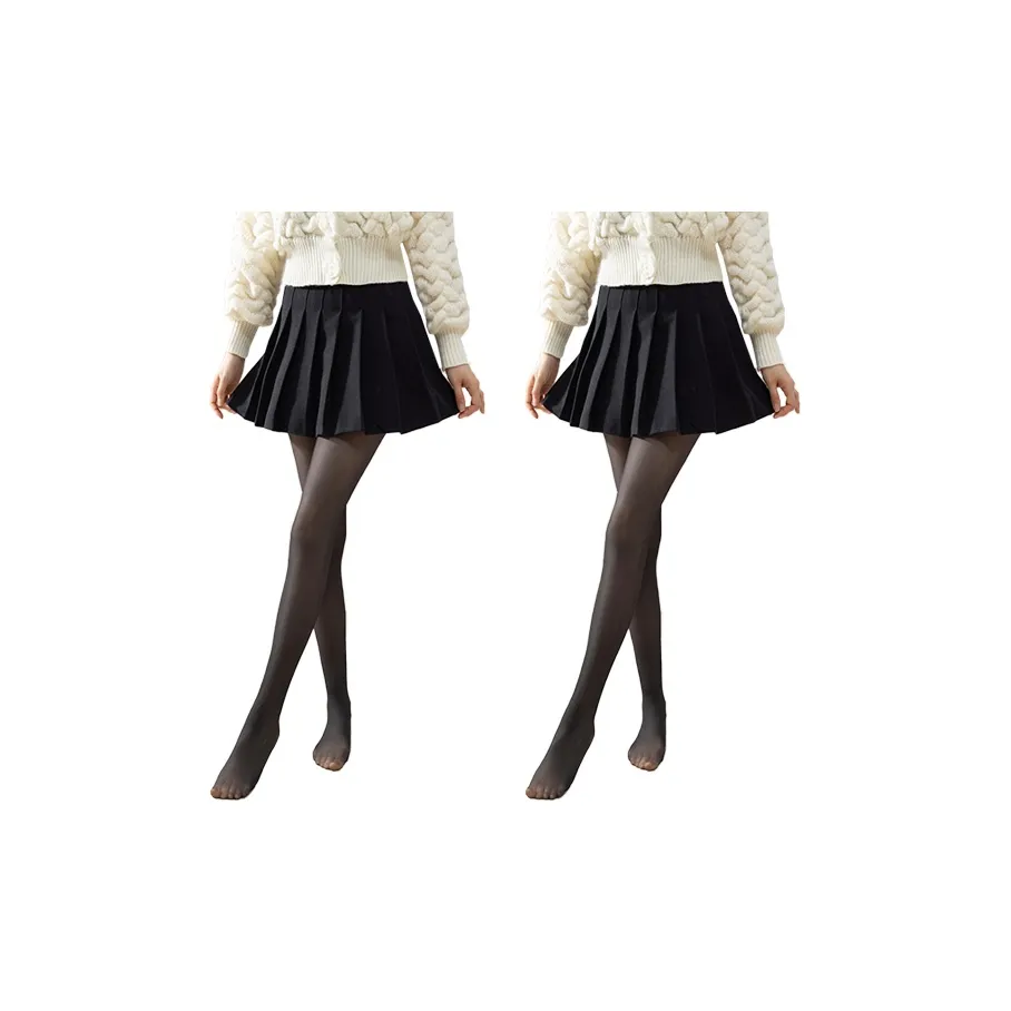 MIIOW 2 пачки черные женские чулки