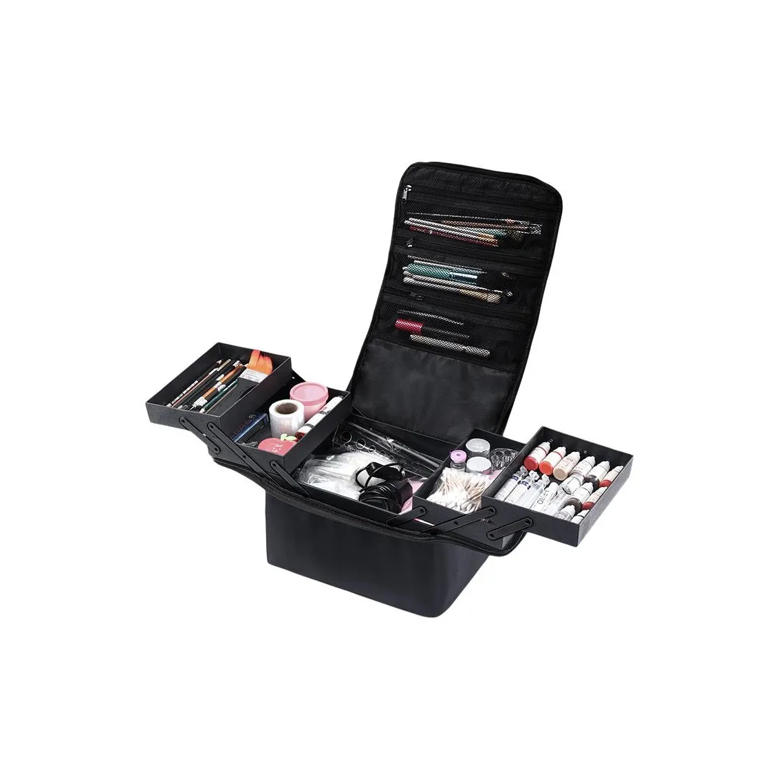 OMGD MULTI Layer Профессиональный Макияж Ручной Nail и Tattoo Макияж Кейс для инструментов Портативный MULTI Layer Хранение