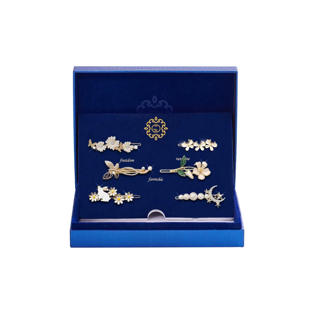 Jianlu Сплав Заколки для волос Женские