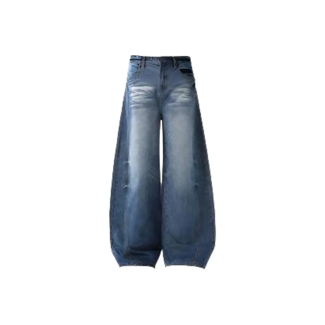 DANCANG HIGH RISE Свободный крой Винтаж Прямой крой Брюки длиной до пола Женские