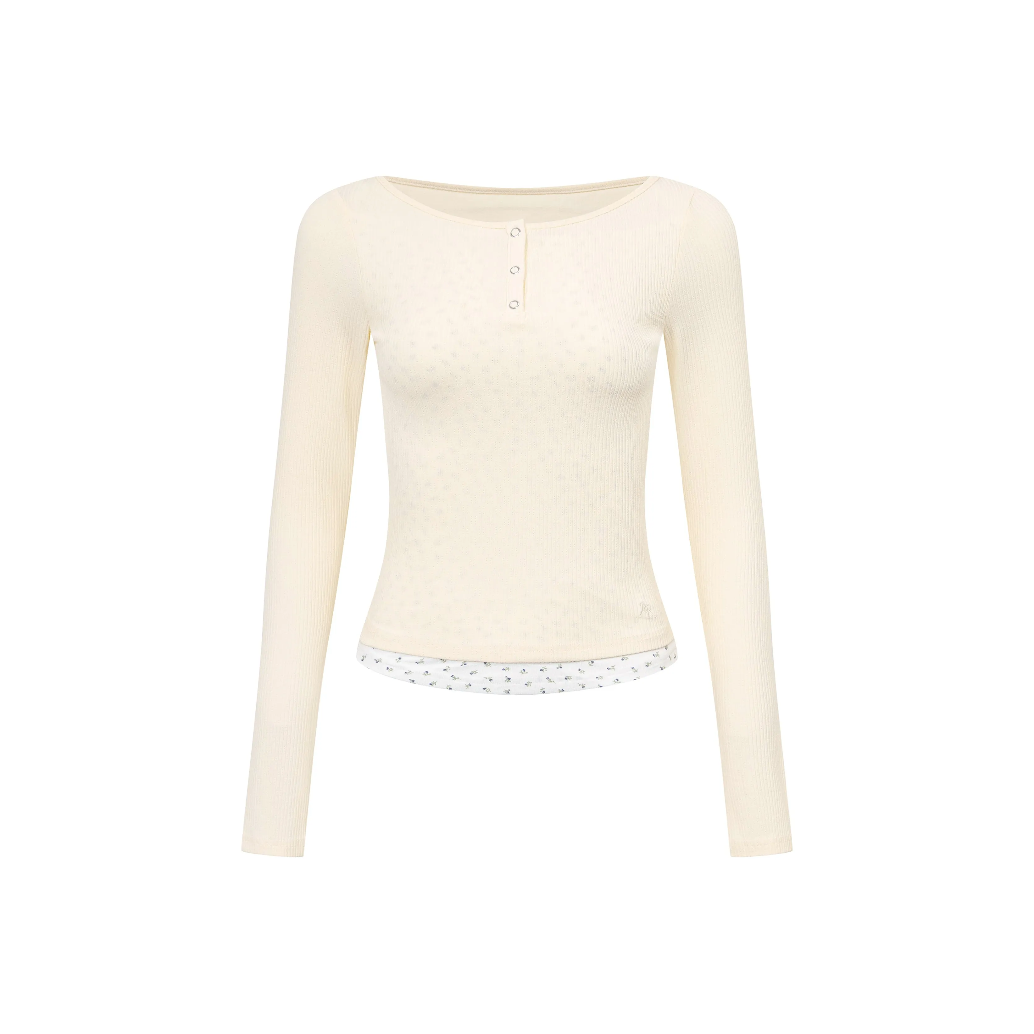 Ariseism Стандартный Дизайн Цветочный Длинный Рукав Т-Рубашка Женская Осенняя Облегающий крой Топ Женский