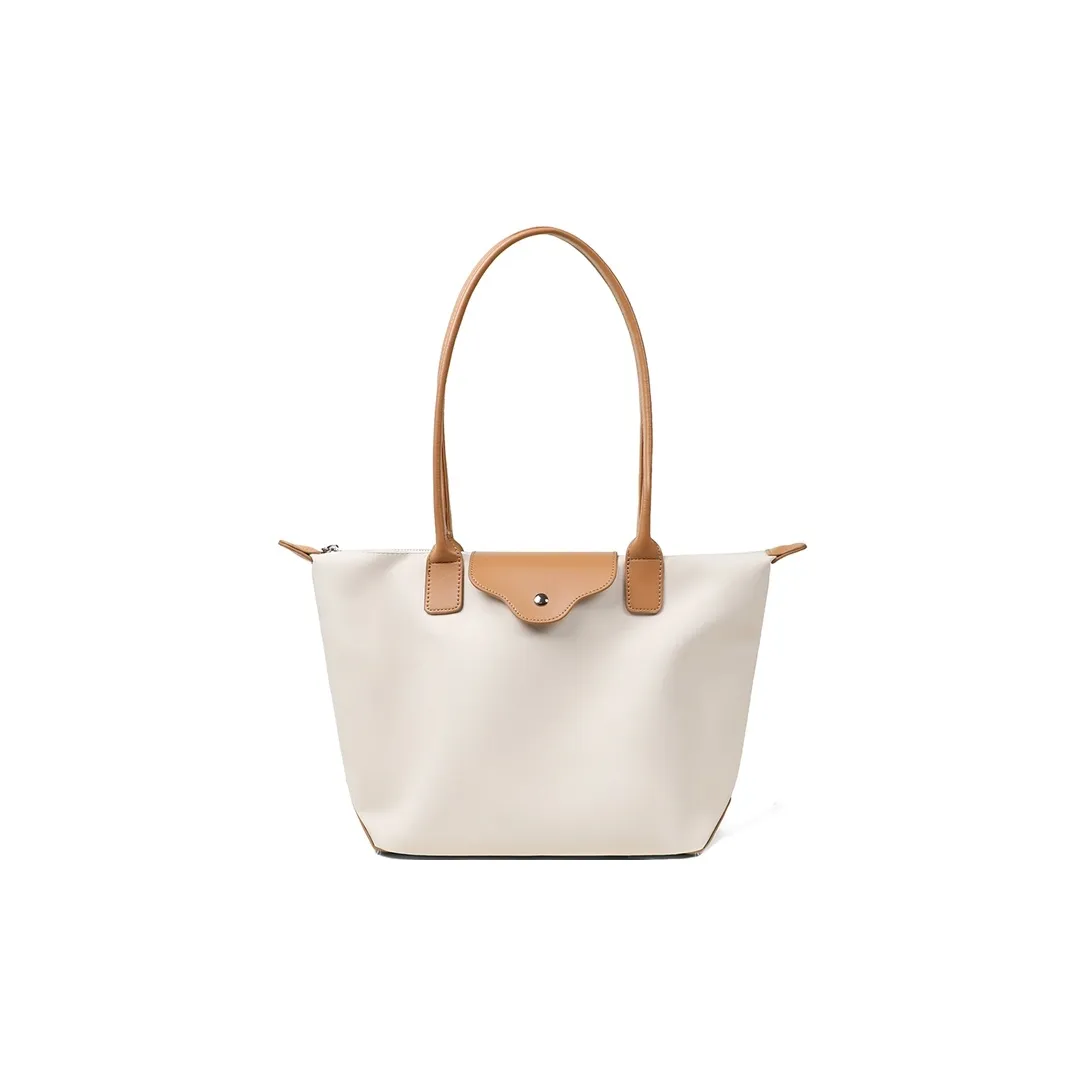 Crtnzo Kroez Ткань Тоут Сумка Сумка через плечо Стандартная Женская Экрю