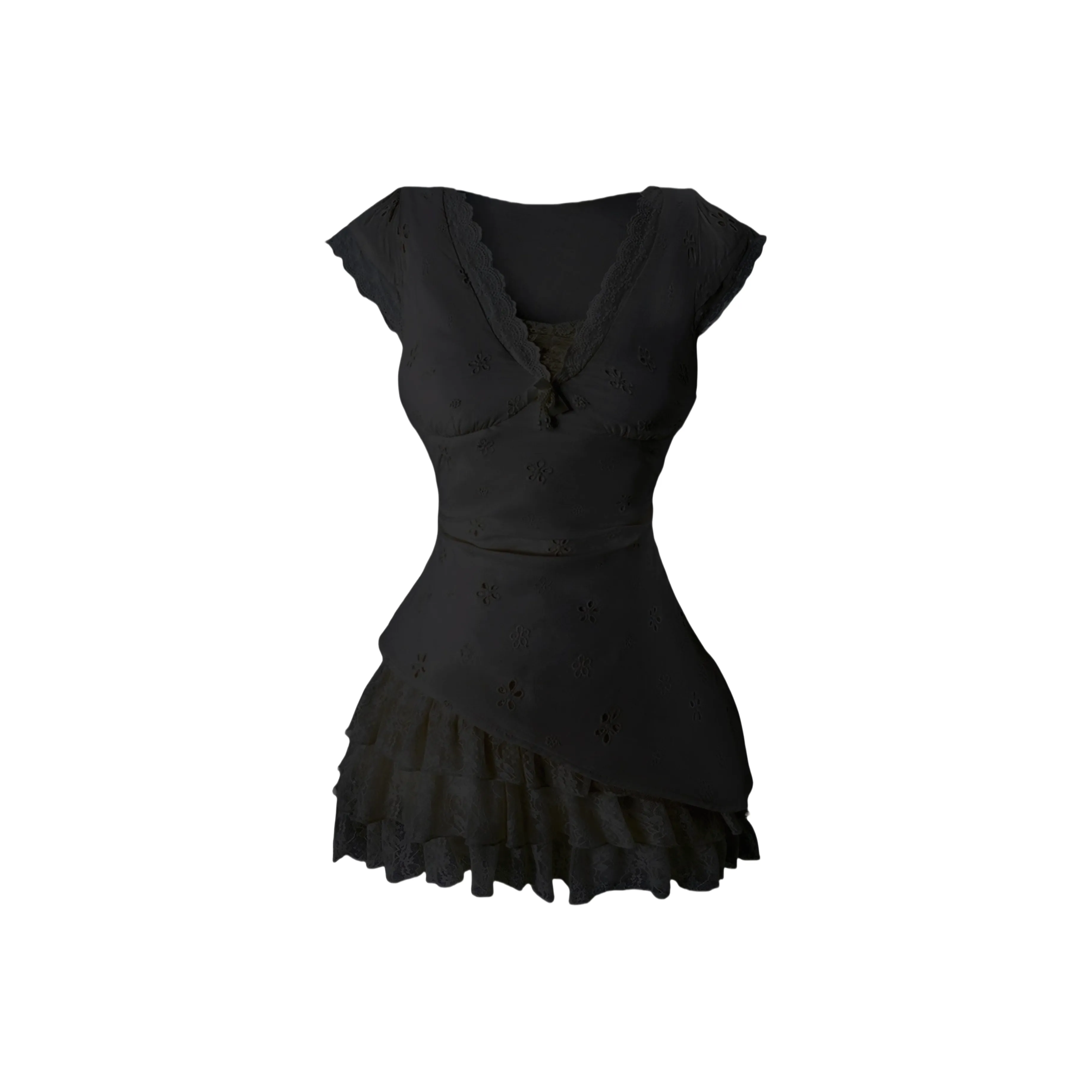 JOPPTI Черные Женские Короткие Платья с Длинными Рукавами