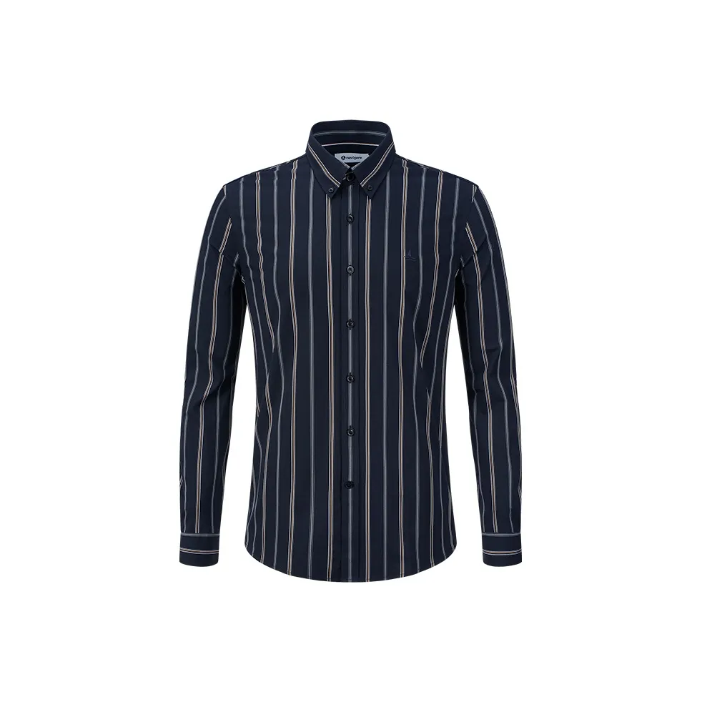 NAVIGARE Темно-сапфировый/Белый Мужские Рубашки