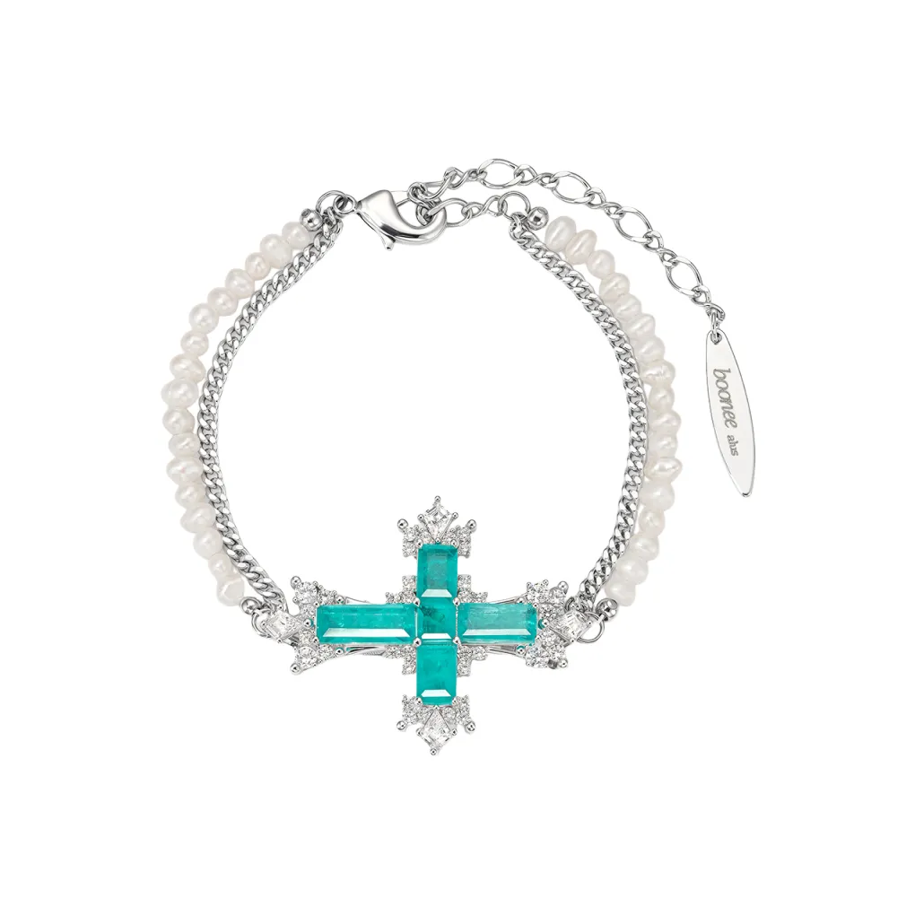 BOONEE ALUS Медный IS Покрытие из золота с каратным золотом Браслеты Женские