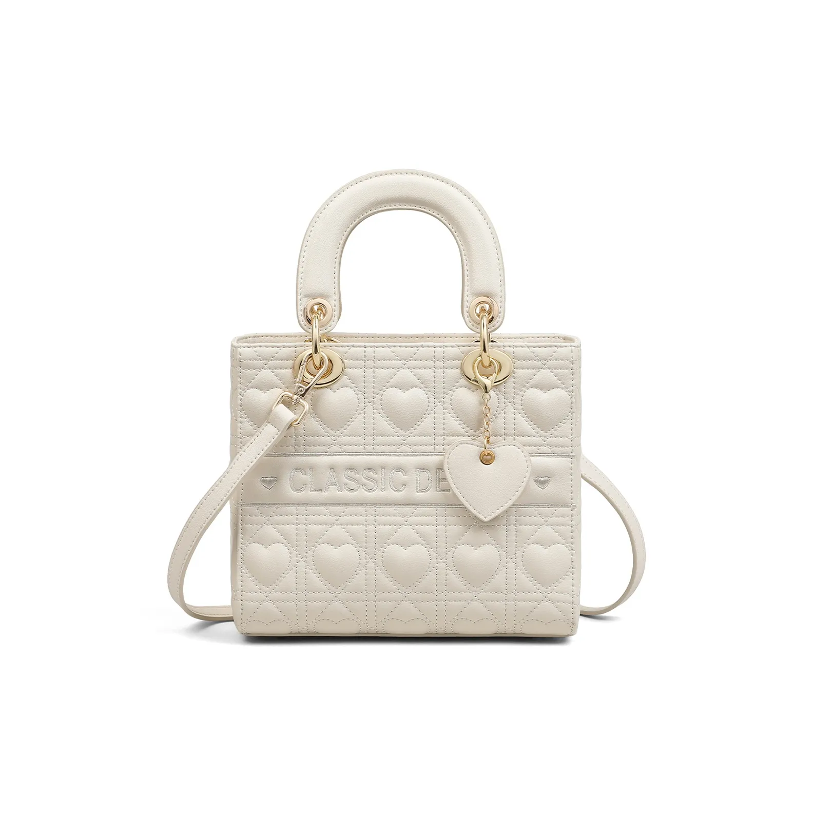 PT'SON Сумка через плечо из коровьей кожи сумка обычная женская цвет экрю