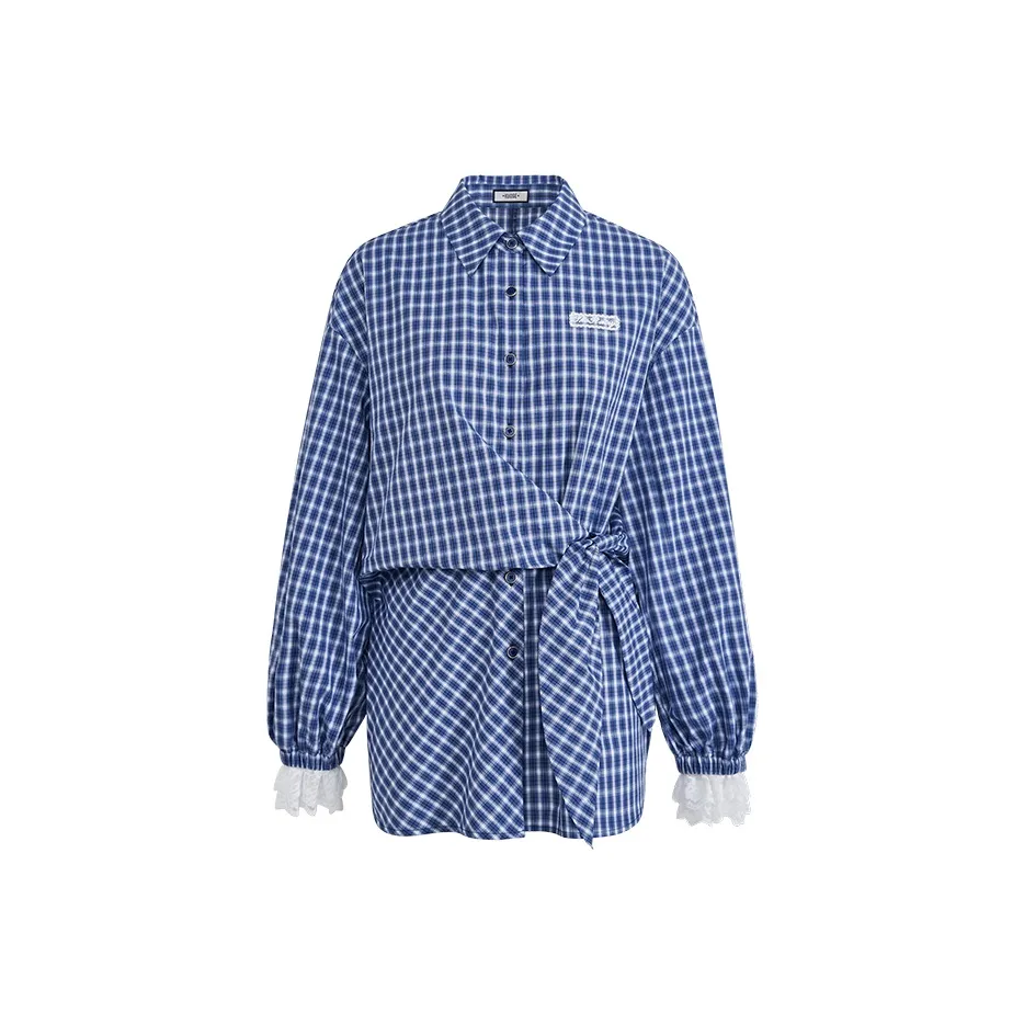 KUOSE Синий Женские Рубашки