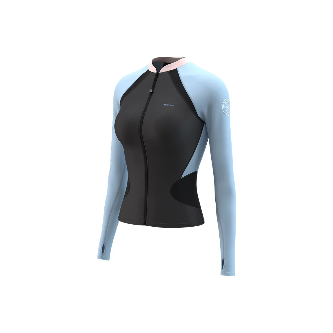 TOSWIM Двухкомпонентный купальник женский Crystal Blue Tide