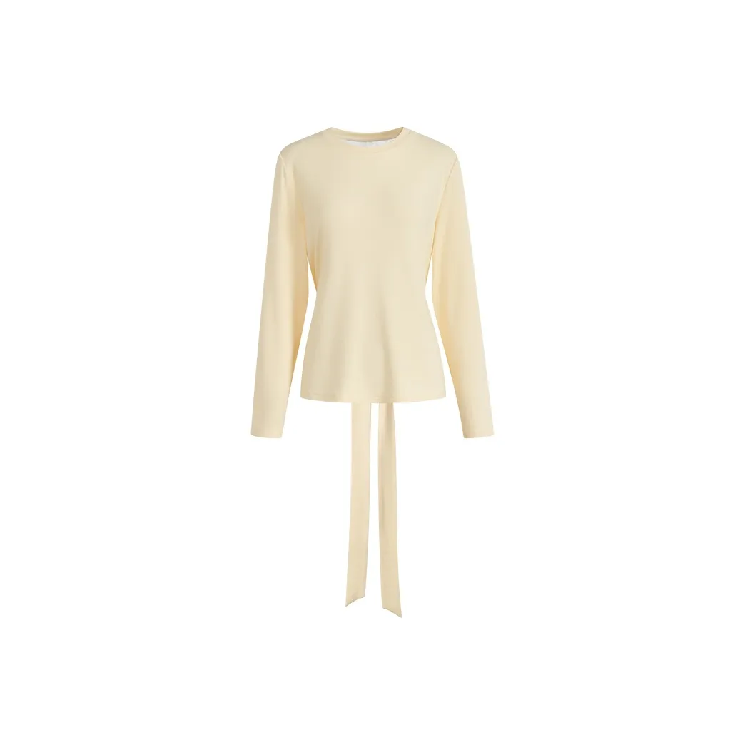 KUOSE Желтые Женские T-рубашки