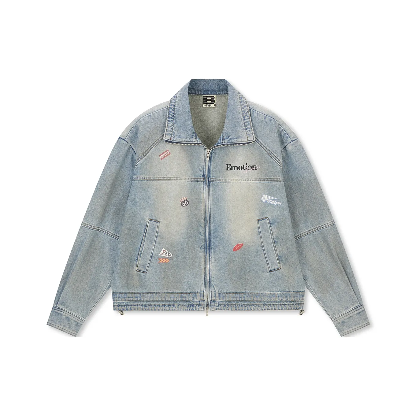 BONELESS Синие унисекс джинсовые куртки