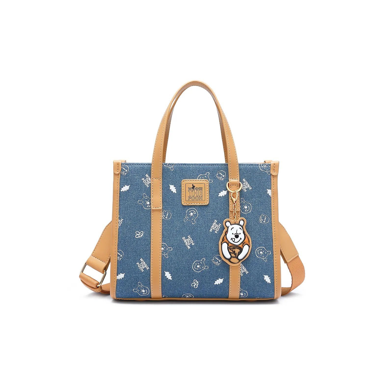 Disney Winnie The Pooh Series Ткань Сумка Обычный Женские Джинсовый синий