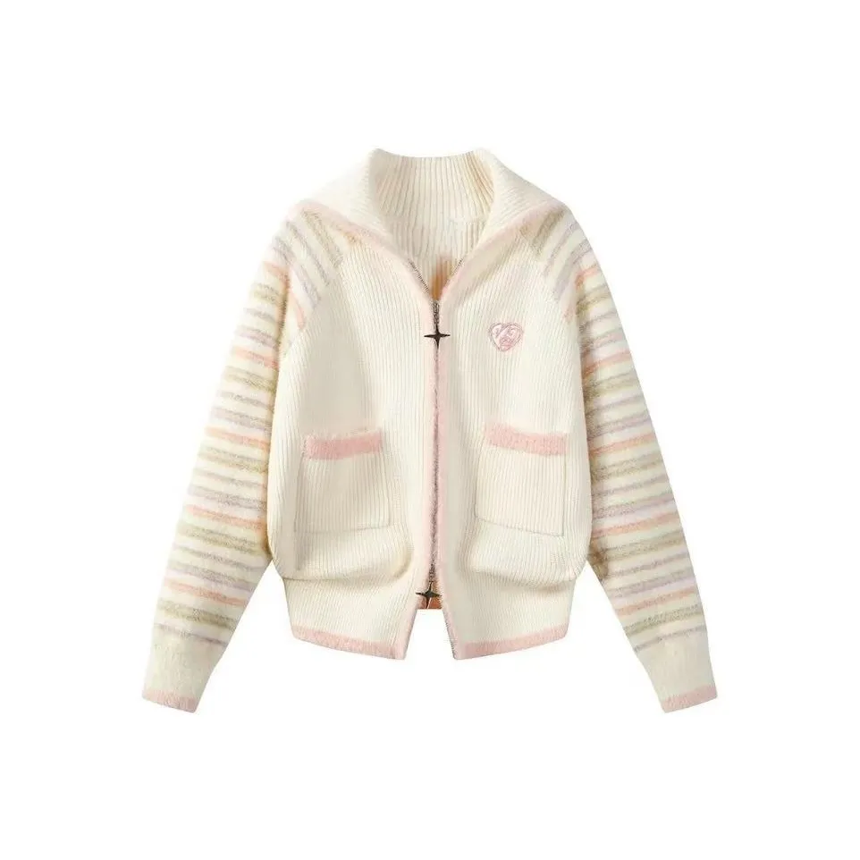 ACJL Розовый Женские Бархатные Куртки