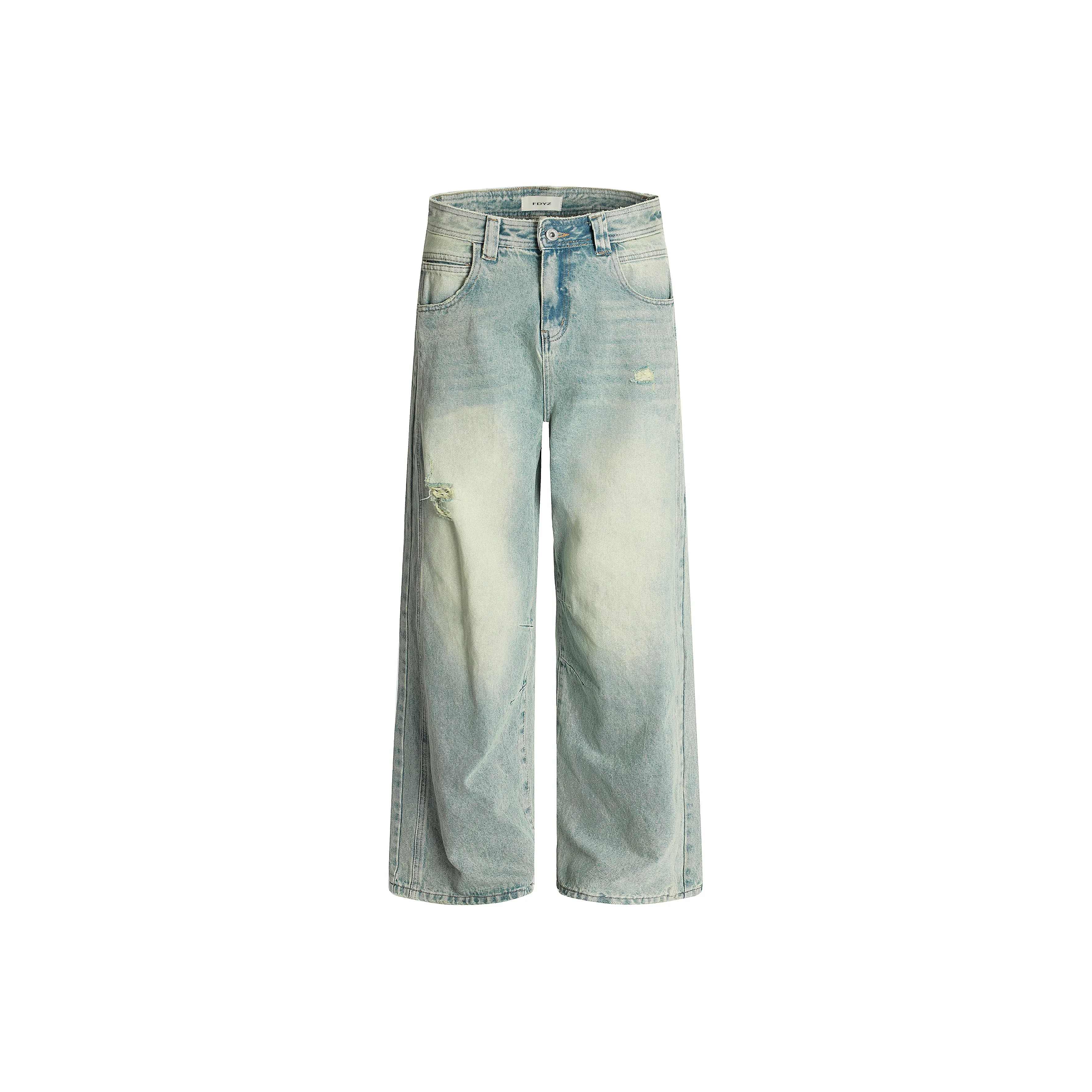 FDYZ Бирюзовые Унисекс Джинсы