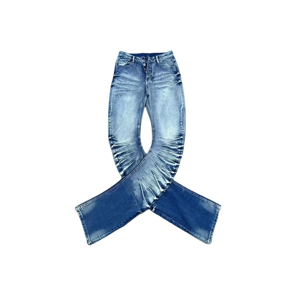 YICHEN Синий [Самостоятельное высокое качество] Унисекс Джинсы