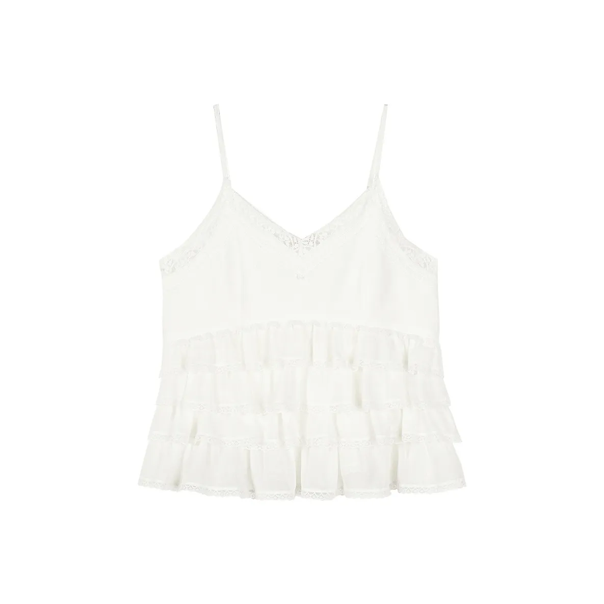 NancyCavally Белый Женский Топ