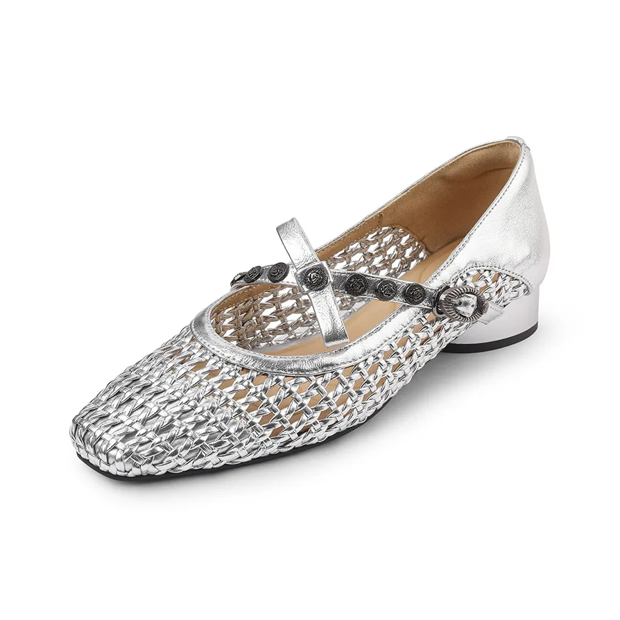 Echo yolo Cut Out Перекрестный Однослойный Вязаная Ткань Без Подкладки Обувь